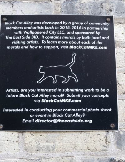 MarBlack Cat AlleyJohn RouseBlack Cat Alley Plaque