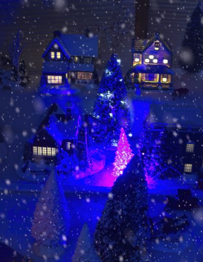 JanYour FavsArt HughesLeg Lamp House at Night in the Snow