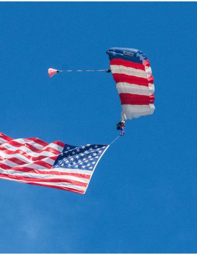 Gary Edwards Parachute over Waukegan Air Show