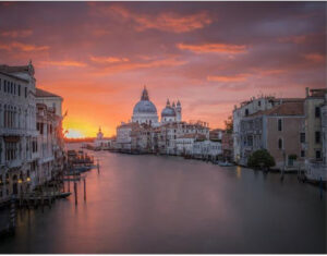 Sue Matsunaga Quiet Canal at Dawn